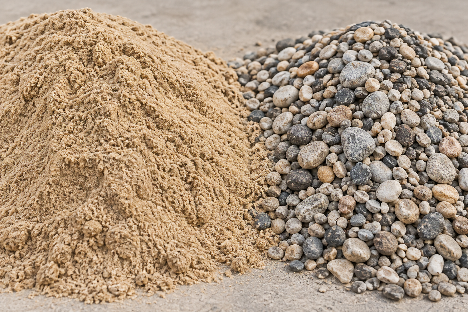 KI-generiertes Symbolbild: Sand / Kies